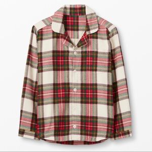 Hanna andersson Flannel Shirt Top size 120